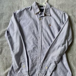 Ralph Lauren Slim Fit Oxford Purple